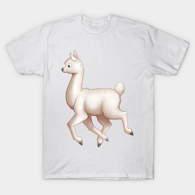 Cozy Alpaca T-Shirt by Phoenix Baldwin